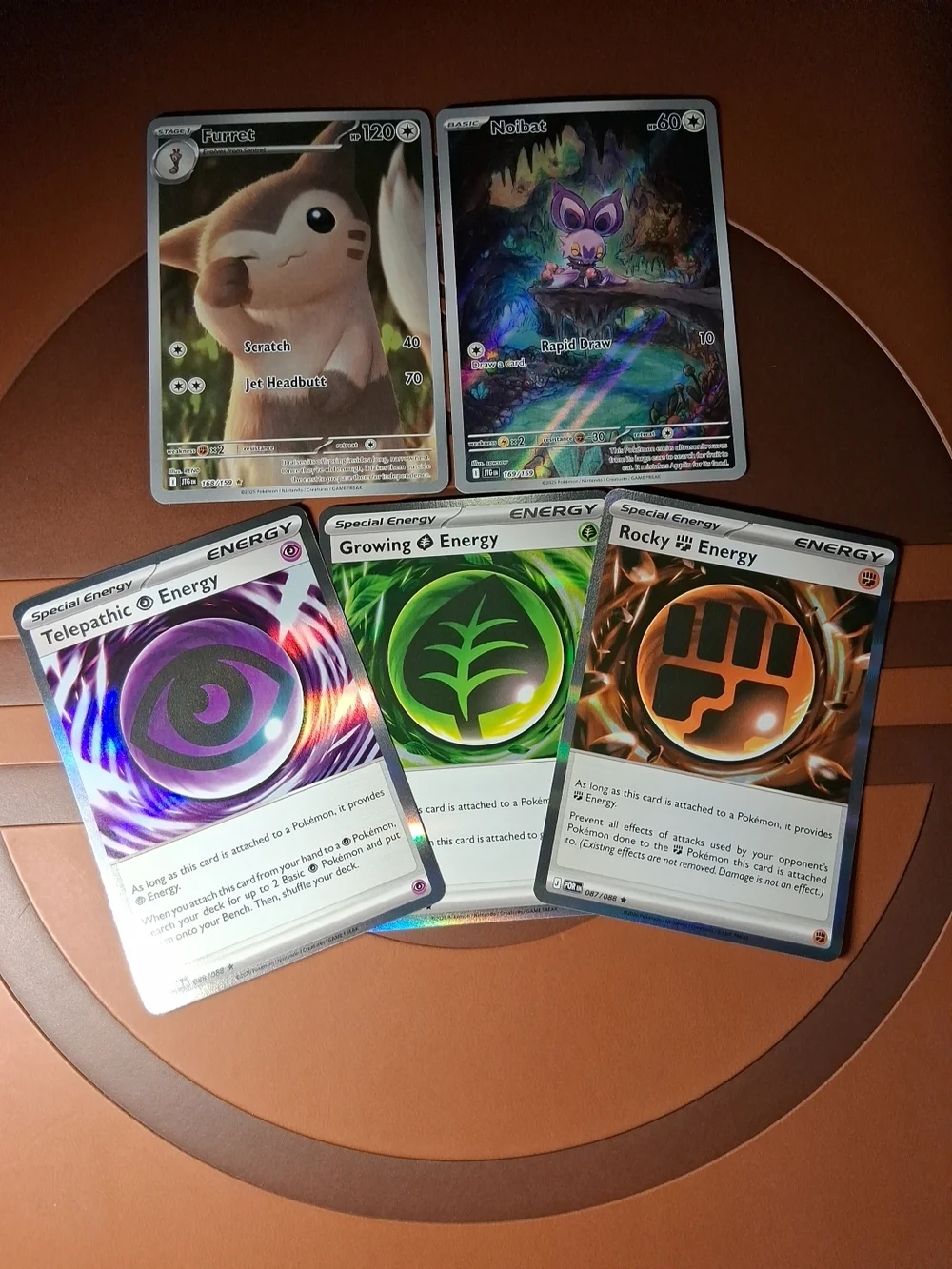 Furret And Noibat Illustration Rare Bundle ~ Plus Special Energy ~ Holo Lot NM